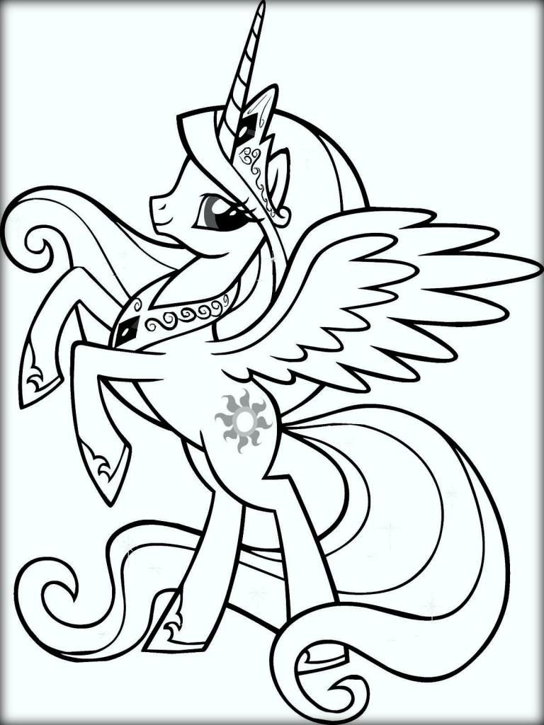 My Little Pony Friendship Is Magic Ausmalbilder
 Desenhos do Unicórnio para colorir e imprimir Mimo Kids