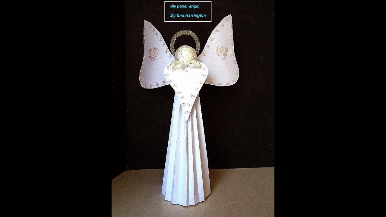 Nagel Diy
 DIY CARDSTOCK PAPER ANGEL Easy Christmas Angel Paper