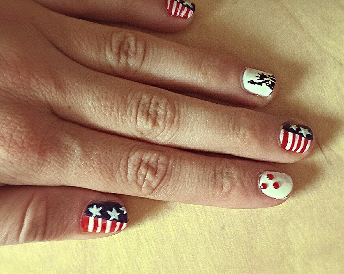 Nageldesign American Style
 Gorgeous Nail Art ♥