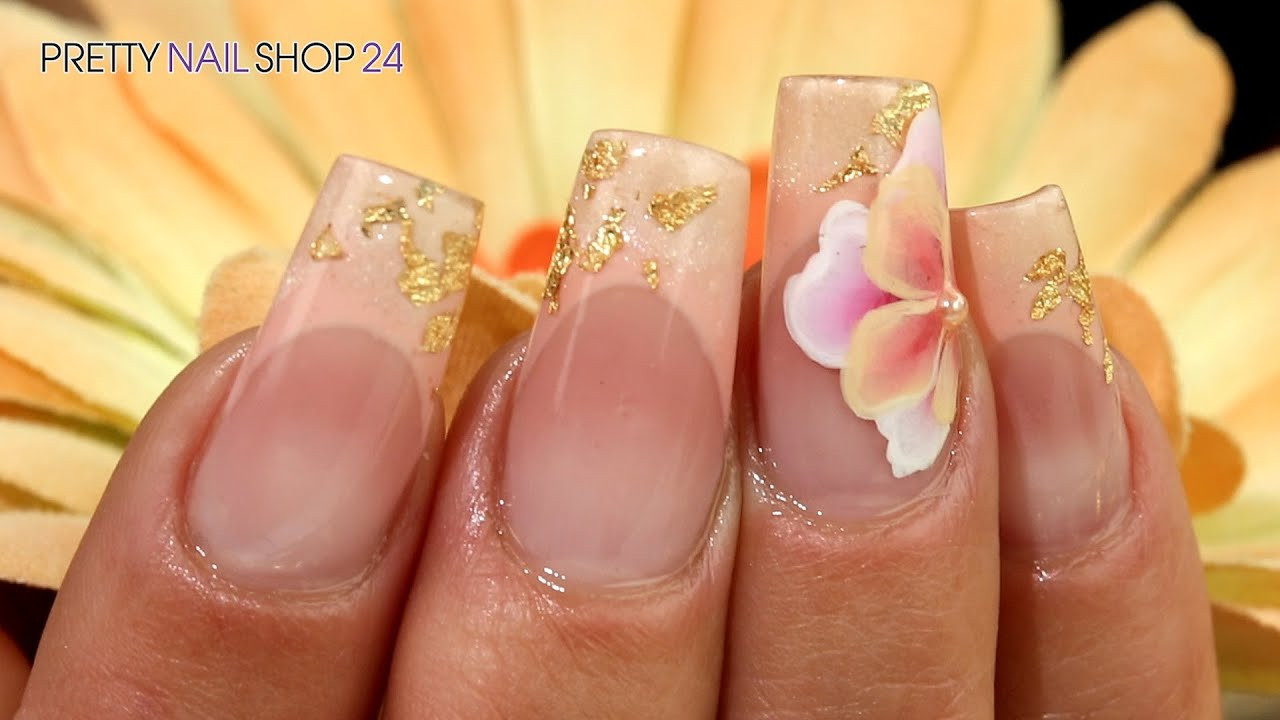 Nageldesign Apricot
 TrendStyle "pastell apricot"