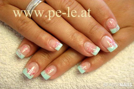 Nageldesign Bilder 2011
 summer & cocktails Sommer