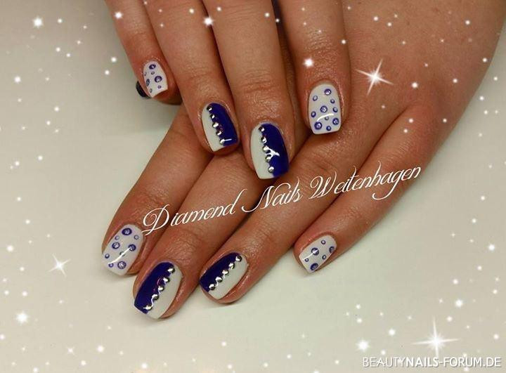 Nageldesign Fullcover Blau
 50 Blaue Nägel mit tollem Nageldesign blaue Ideen