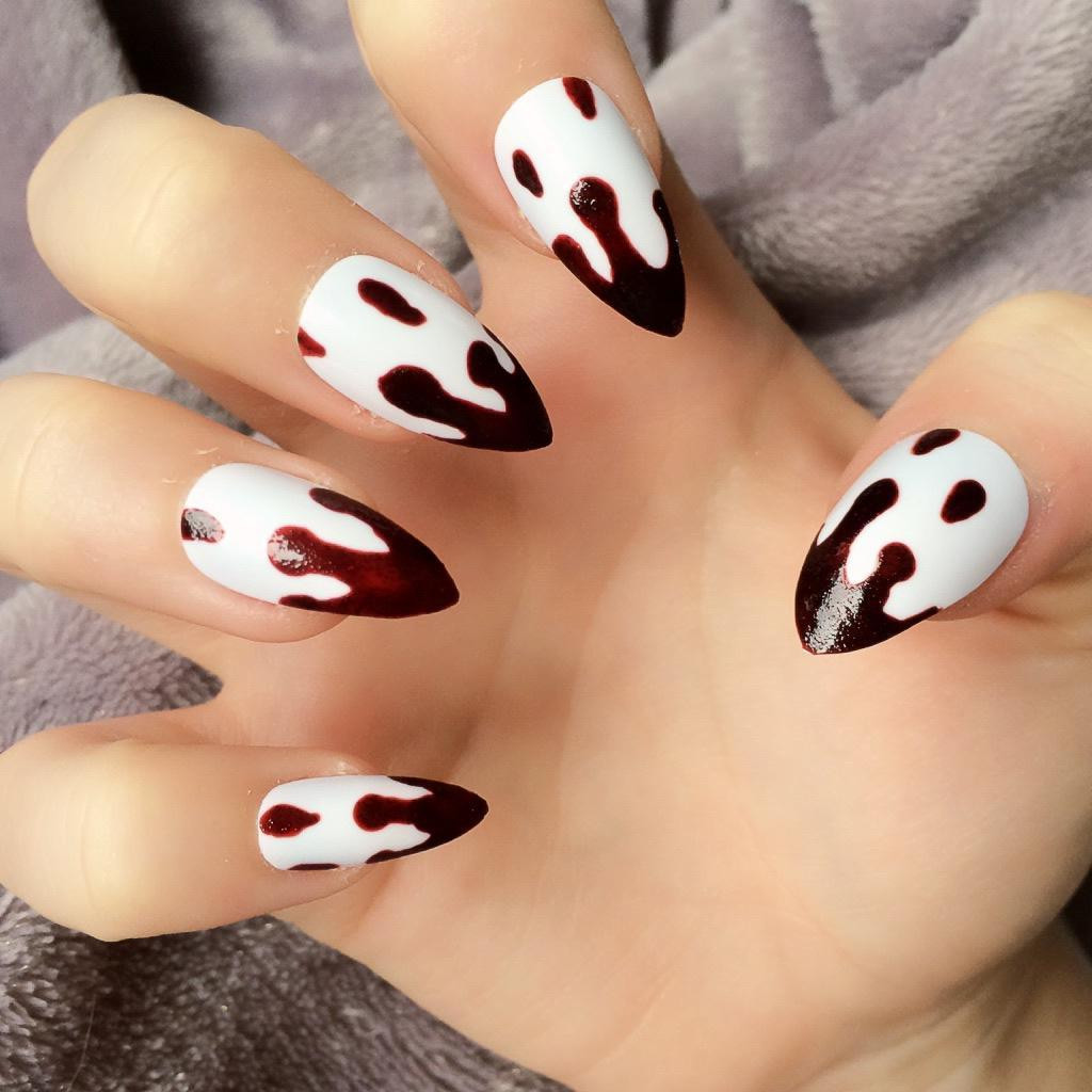 Nageldesign Halloween
 Halloween Rot Nageldesign 3 Anleitungen für blutige Nägel