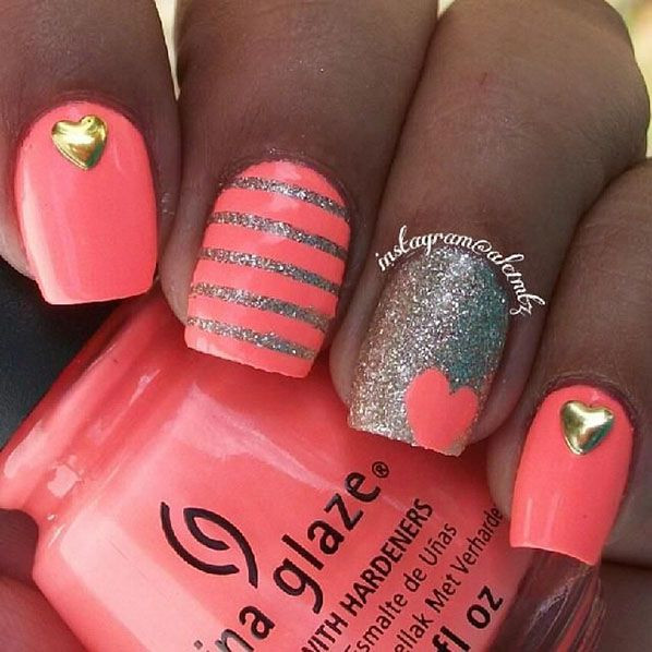 Nageldesign Herz
 Die besten 25 Herz nageldesign Ideen auf Pinterest