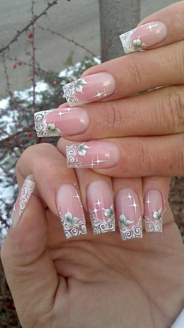 Nageldesign Muster Hochzeit
 Nageldesign für Hochzeit schöne Maniküre für Ihren