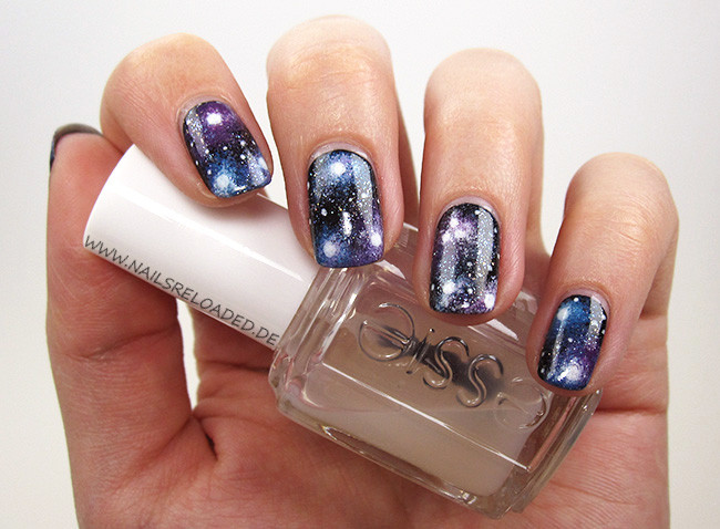 Nageldesign Neuheiten
 nails reloaded Nageldesign Galaxy Nails