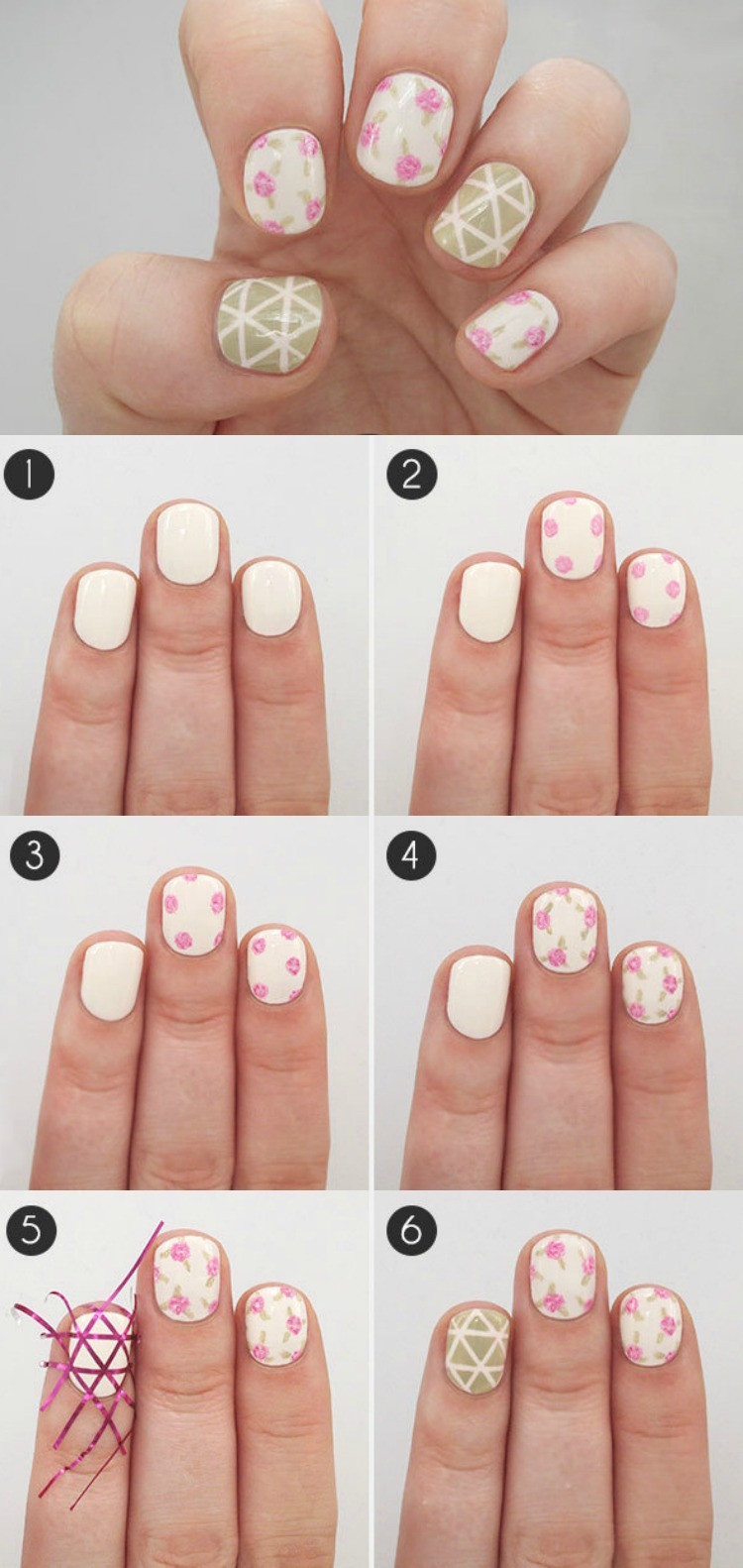 Nageldesign Rosen
 Rosa Nägel selber machen 24 moderne Nageldesigns und Tipps