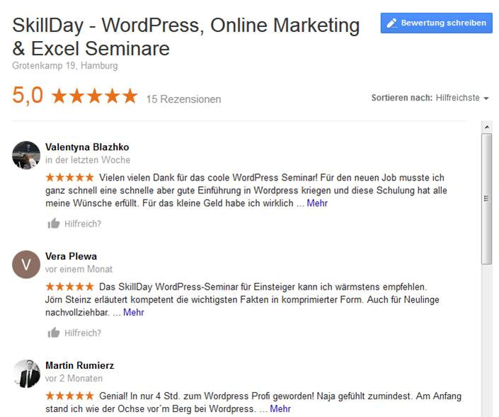 Nageldesign Schulung Hamburg
 WordPress Schulung Hamburg mit SEO Grundlagen ideal für