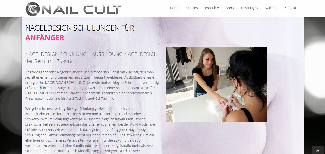 Nageldesign Schulung Online
 Nageldesign Ausbildung line