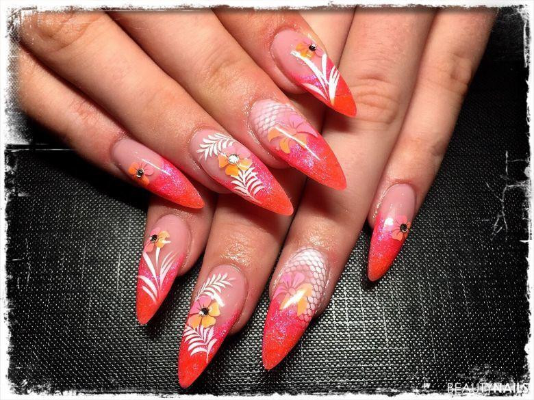 Nageldesign Spitz
 Nageldesign Galerie 2019 100 Nagelstudio Bilder & Nail