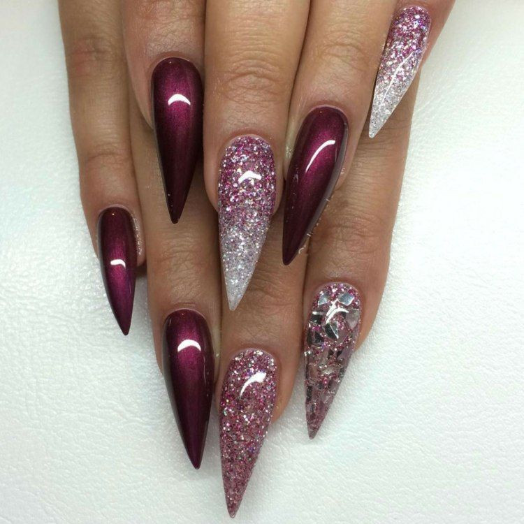 Nageldesign Stiletto
 Stiletto Nails 30 tolle Ideen für extravagante und