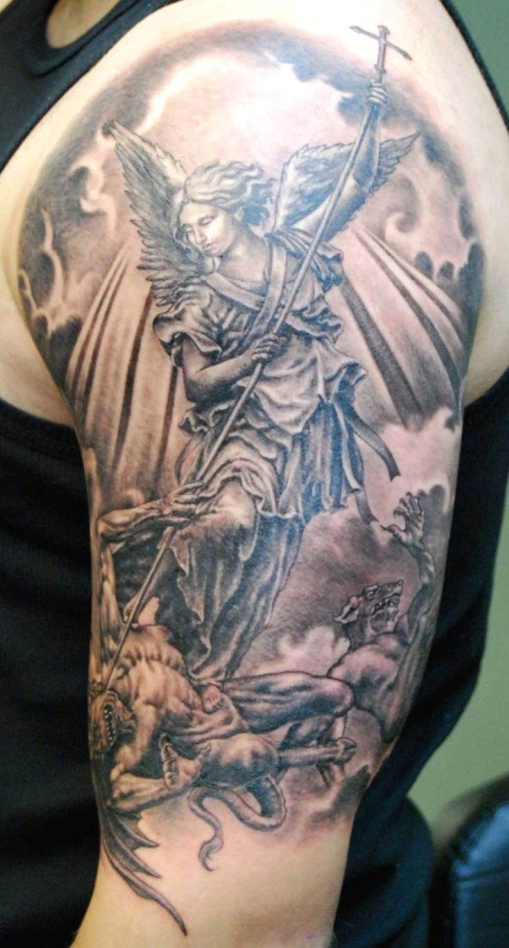 Nageldesign Tattoos
 63 Fantastic Shoulder Angel Tattoos