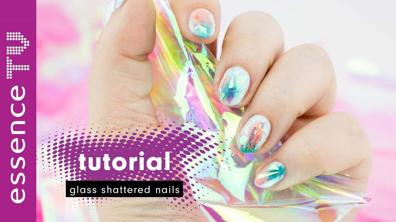 Nageldesign Youtube Deutsch
 glass shattered nails nageldesign tutorial deutsch trend