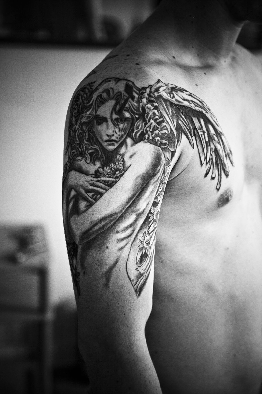 Nägeldesigns
 110 Best Guardian Angel Tattoos Designs & Meanings 2019