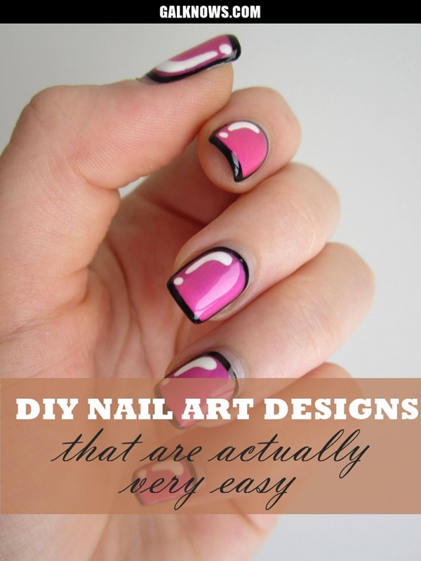 Nail Art Diy
 60 DIY Nail art designs that are actually very Easy