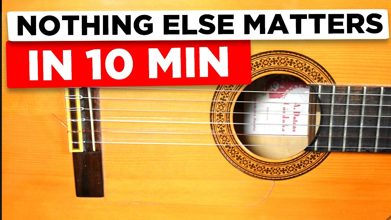 Nothing Else Matters Übersetzung
 Gitarre lernen für Anfänger Nothing else matters