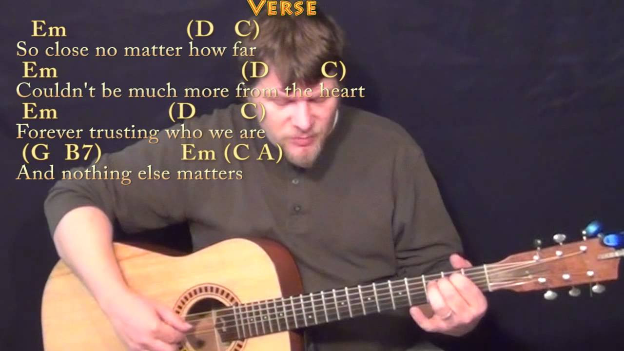 Nothing Else Matters Übersetzung
 Nothing Else Matters Metallica Fingerstyle Guitar Cover