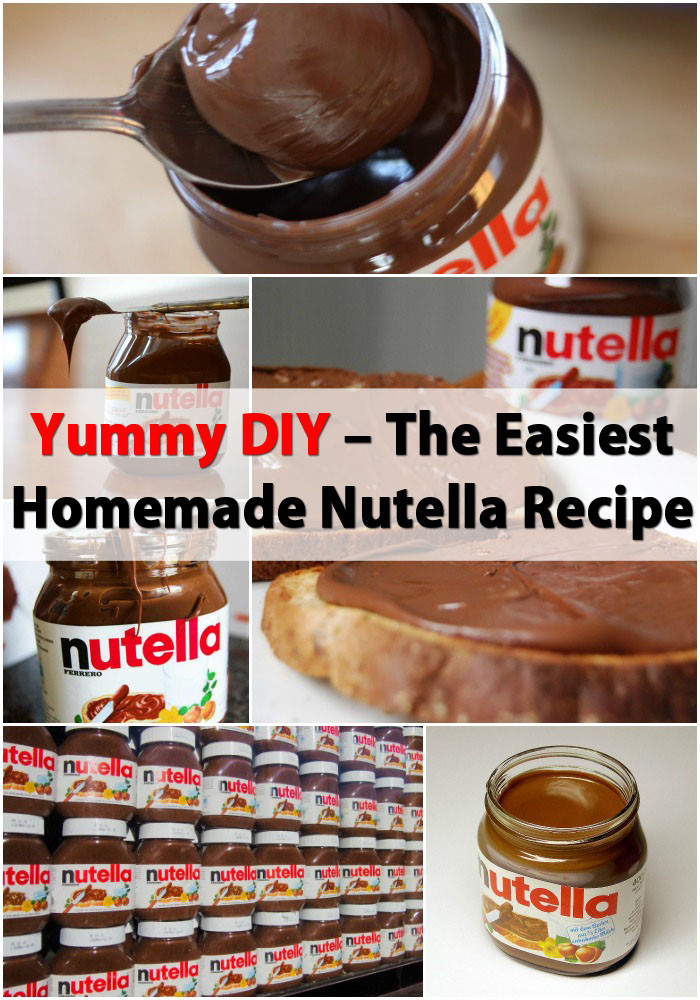 Nutella/Diy
 Yummy DIY – The Easiest Homemade Nutella Recipe DIY & Crafts