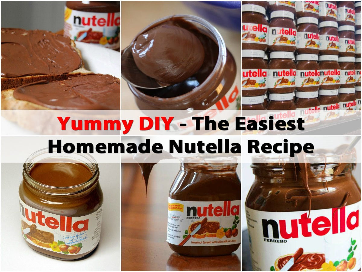 Nutella/Diy
 Yummy DIY – The Easiest Homemade Nutella Recipe DIY & Crafts