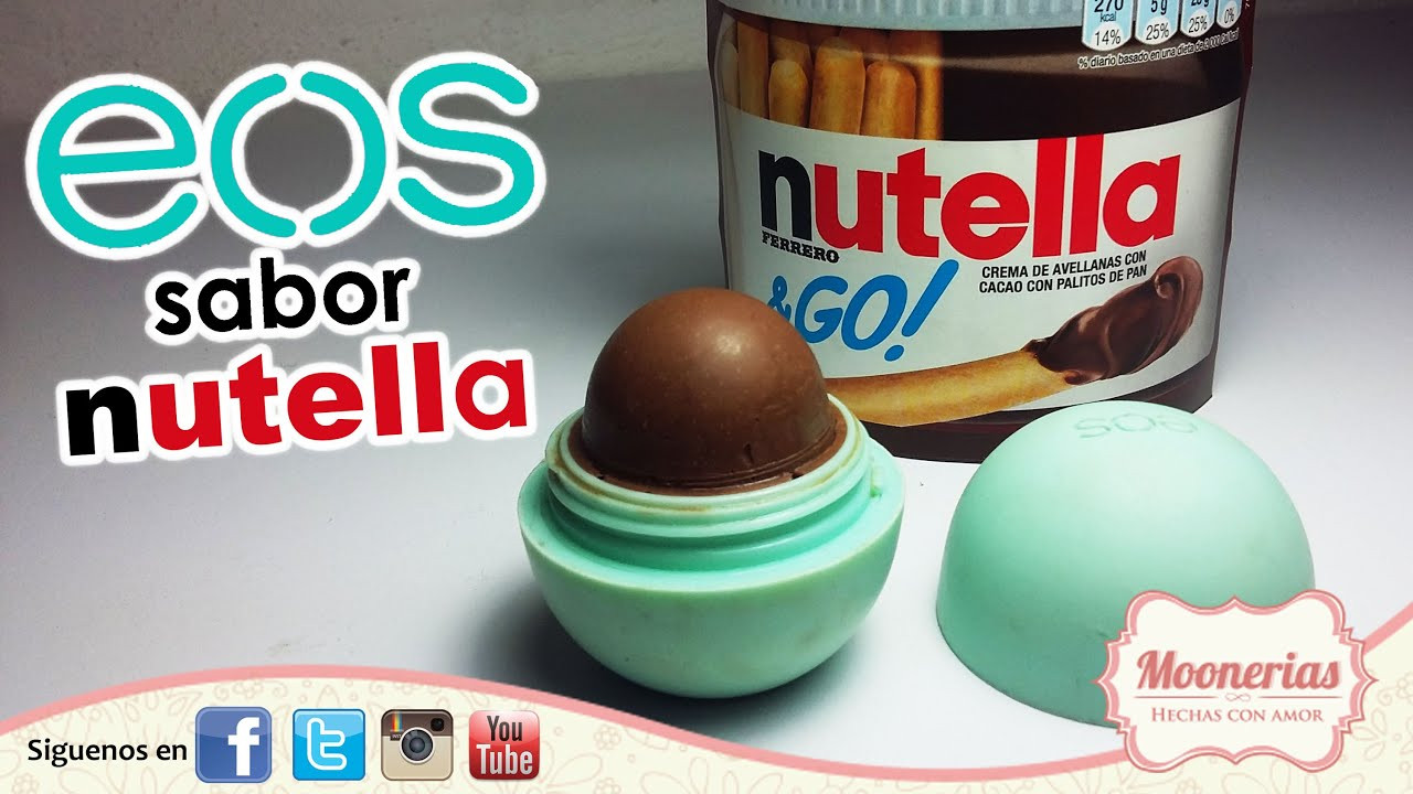 Nutella/Diy
 EOS de Nutella FÁCIL DIY Nutella EOS DIY EASY ∞ 💞 💞