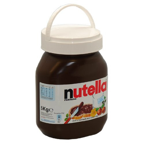 Nutella Geschenke
 Geschenkidee Süß & Wuchtig 5 kg Nutella XXL Version