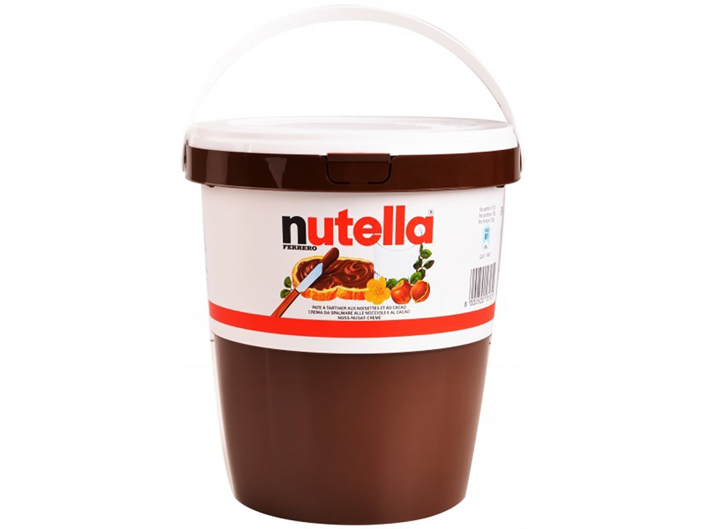 Nutella Geschenke
 Geschenk Idee XXL Nutellabecher 3 Kilo Schokoladenspaß pur