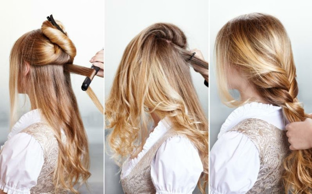 Oktoberfest Frisuren
 Dirndl Frisuren angesagte und ausgefallene Wiesn Hairstyles