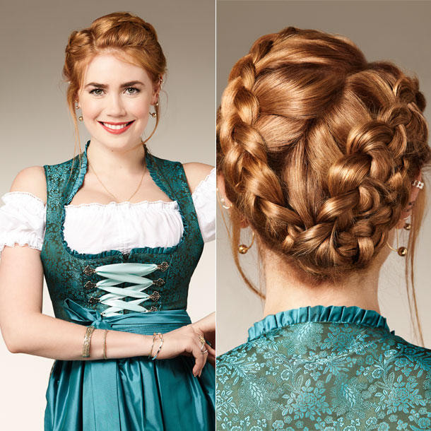 Oktoberfest Frisuren
 Dirndlkrone