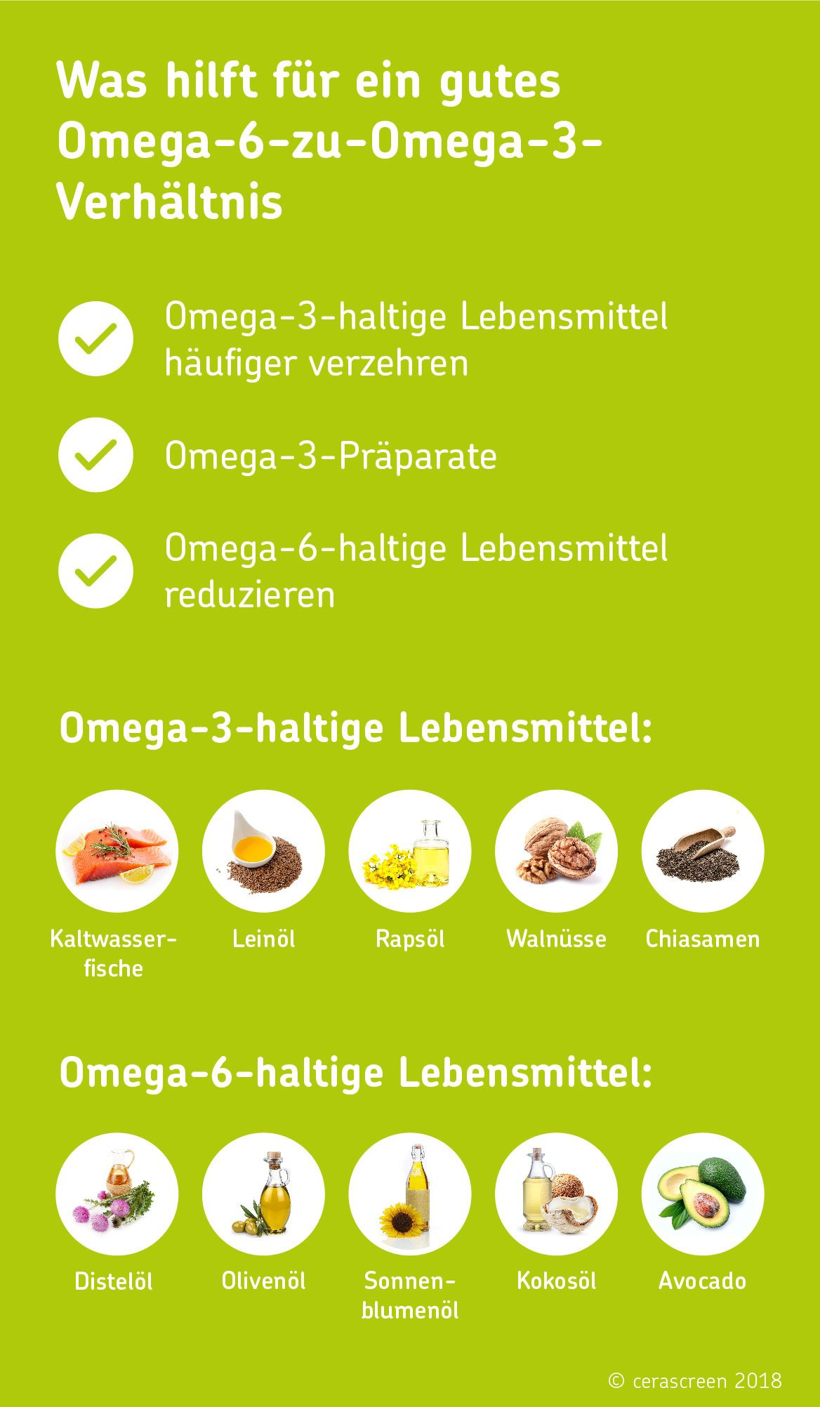 Omega 3 Fettsäuren Lebensmittel Tabelle
 Omega 3 und Omega 6 Fettsäuren