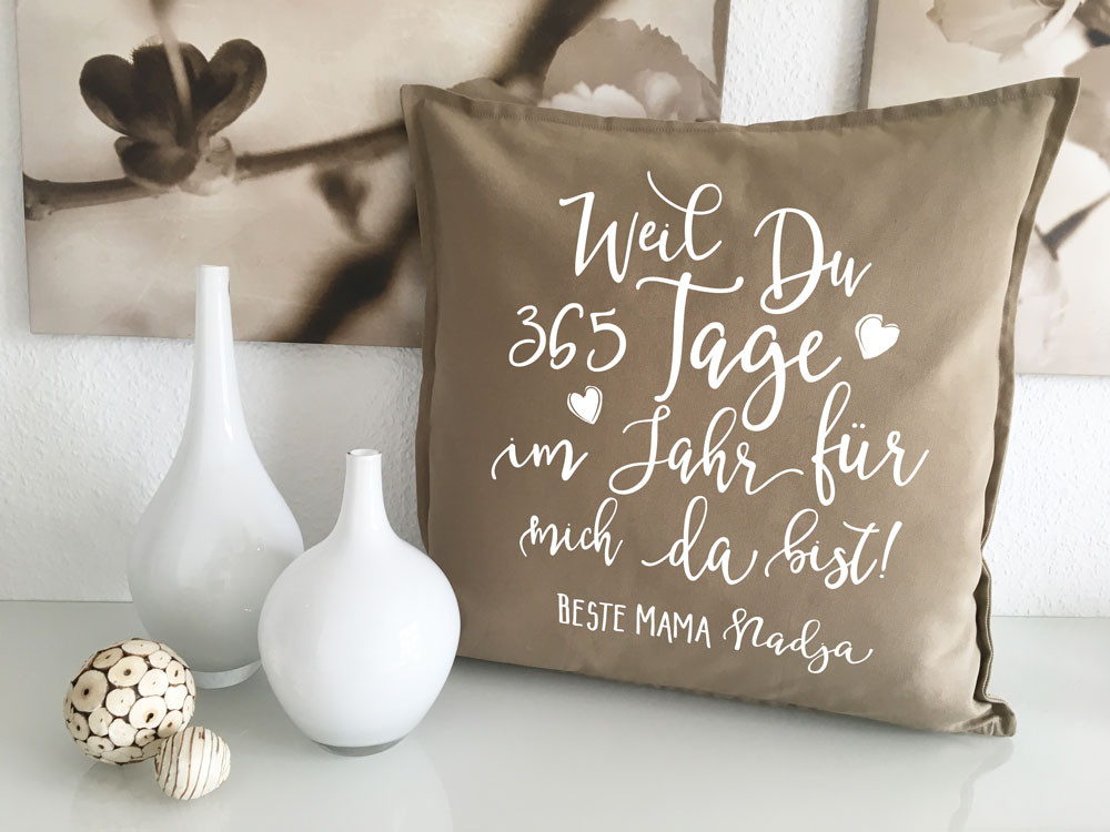 Originelle Geschenke Mama
 Kissen Geschenke für Mütter mit Name originelle