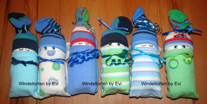 Originelle Geschenke Zur Geburt Selbst Gemacht
 Windelbabys basteln Anleitung zum Basteln von süssen