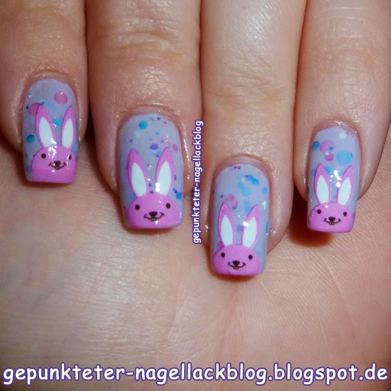 Oster Nageldesign
 gepunkteter nagellackblog Oster Nageldesign 3