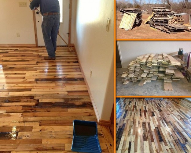 Palette Diy
 DIY Pallet Wood Flooring Tutorial