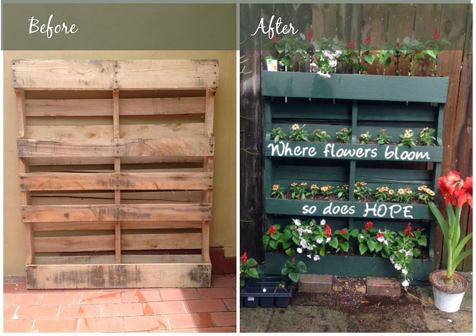 Palette Diy
 How to Turn a Shipping Pallet Into a Vertical Garden DIY