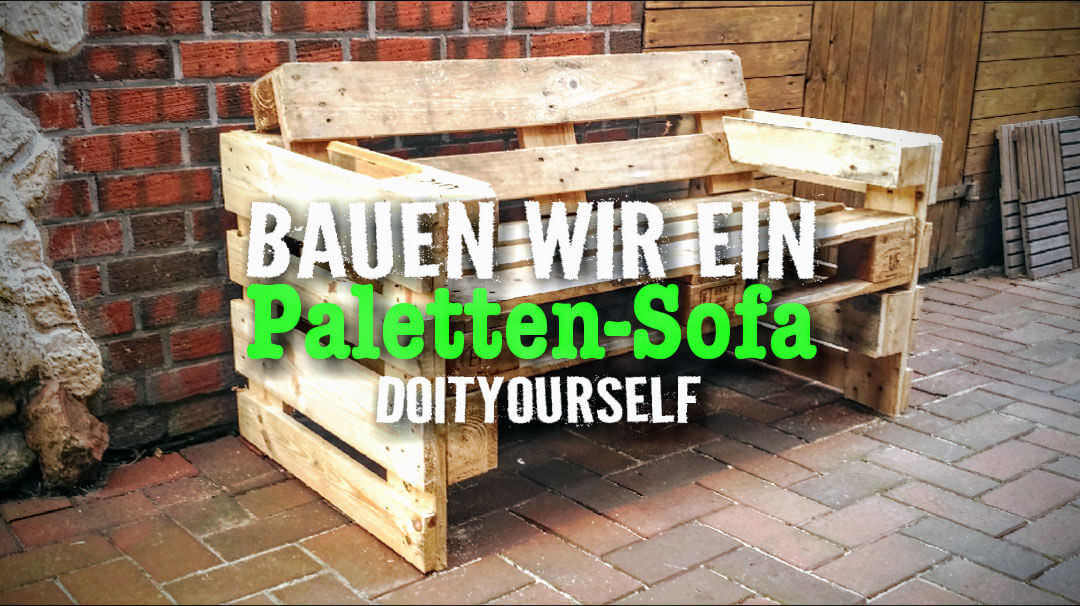 Palettensofa Diy
 Anleitung Palettensofa einfach selber bauen DoItYourself