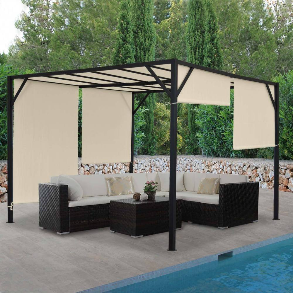 Pavillon Garten
 Pergola Baia Garten Pavillon 6cm Stahl Gestell