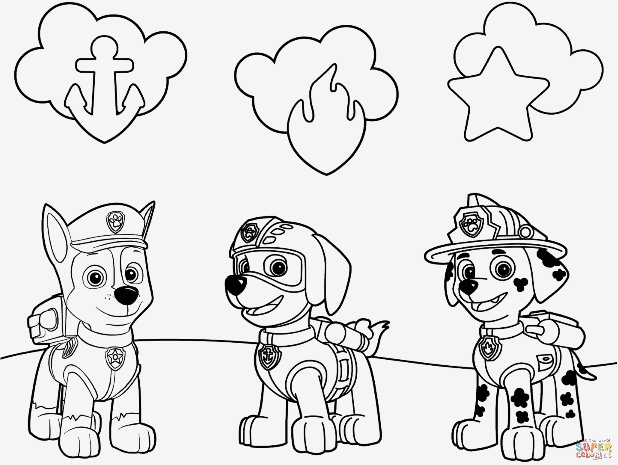 Paw Patrol Ausmalbilder
 Paw Patrol Geburtstag Ausmalbilder