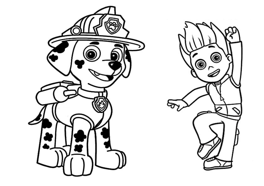 Paw Patrol Marshall Ausmalbilder
 paw patrol 20