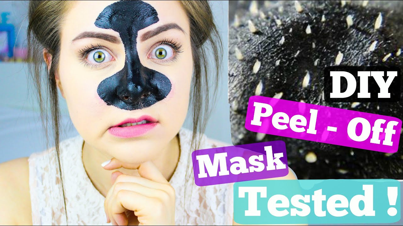 Peel Off Maske Diy
 DIY Blackhead Remover Peel f Mask Tested