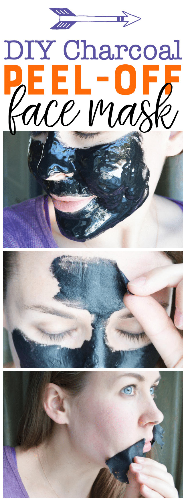 Peel Off Maske Diy
 DIY Charcoal Peel f Mask Easy Blackhead Busting Mask