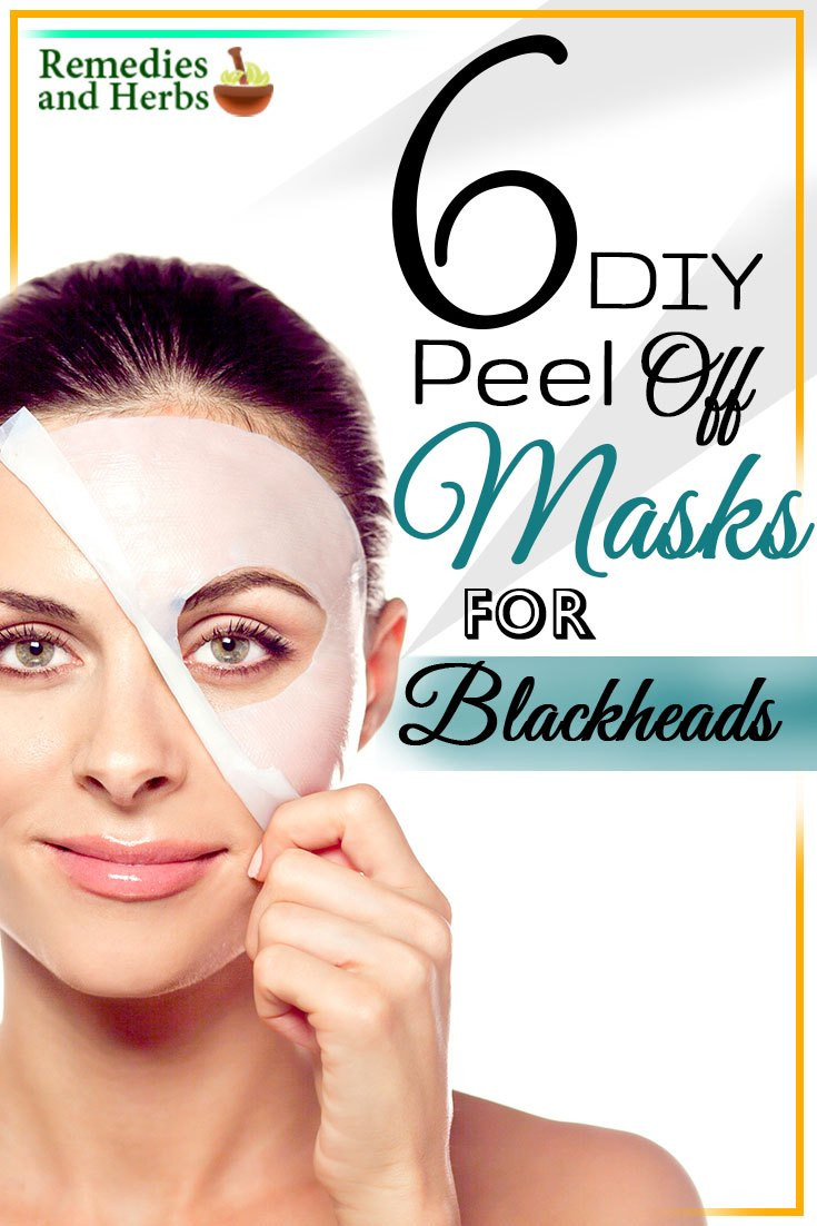 Peel Off Maske Diy
 6 DIY Peel f Masks For Blackheads