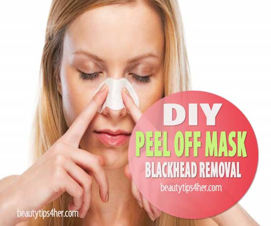 Peel Off Maske Diy
 DIY Peel f Mask Blackhead Removal to Deep Clean Pores