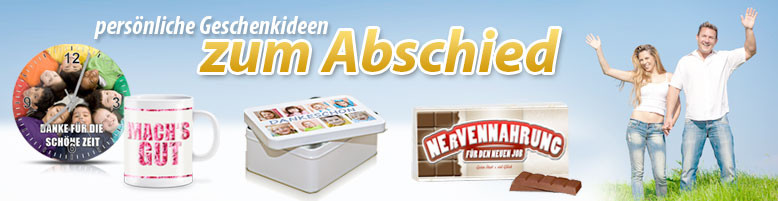 Persönliche Geschenke Zum Abschied
 Persönliche Andenken & Abschiedsgeschenke