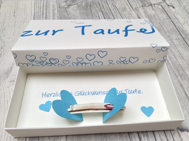 Persönliche Geschenke Zur Taufe
 Geldgeschenke Geschenkbox zur Taufe ein Designerstück