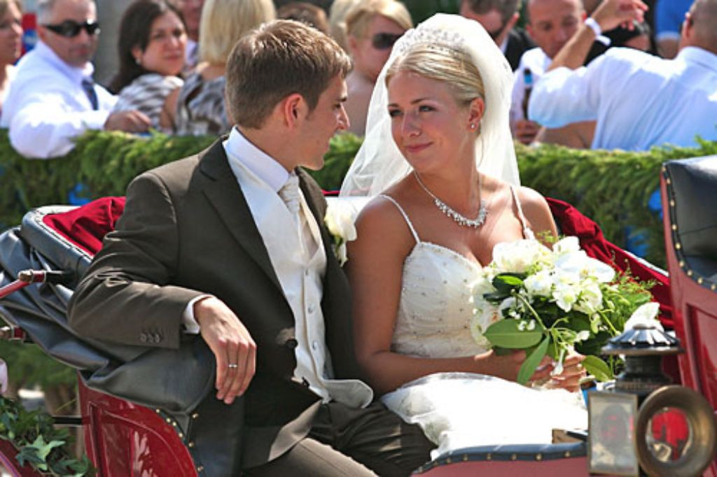 Philipp Lahm Hochzeit
 Was für ein schönes Paar Philipp Lahm und seine Claudia