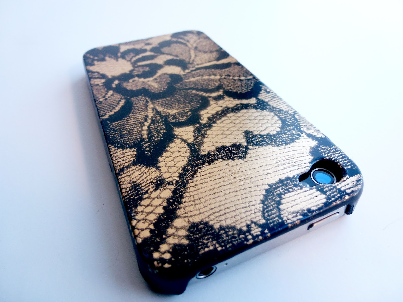 Phone Case Diy
 Hey Look what I Made Lace Phone Case