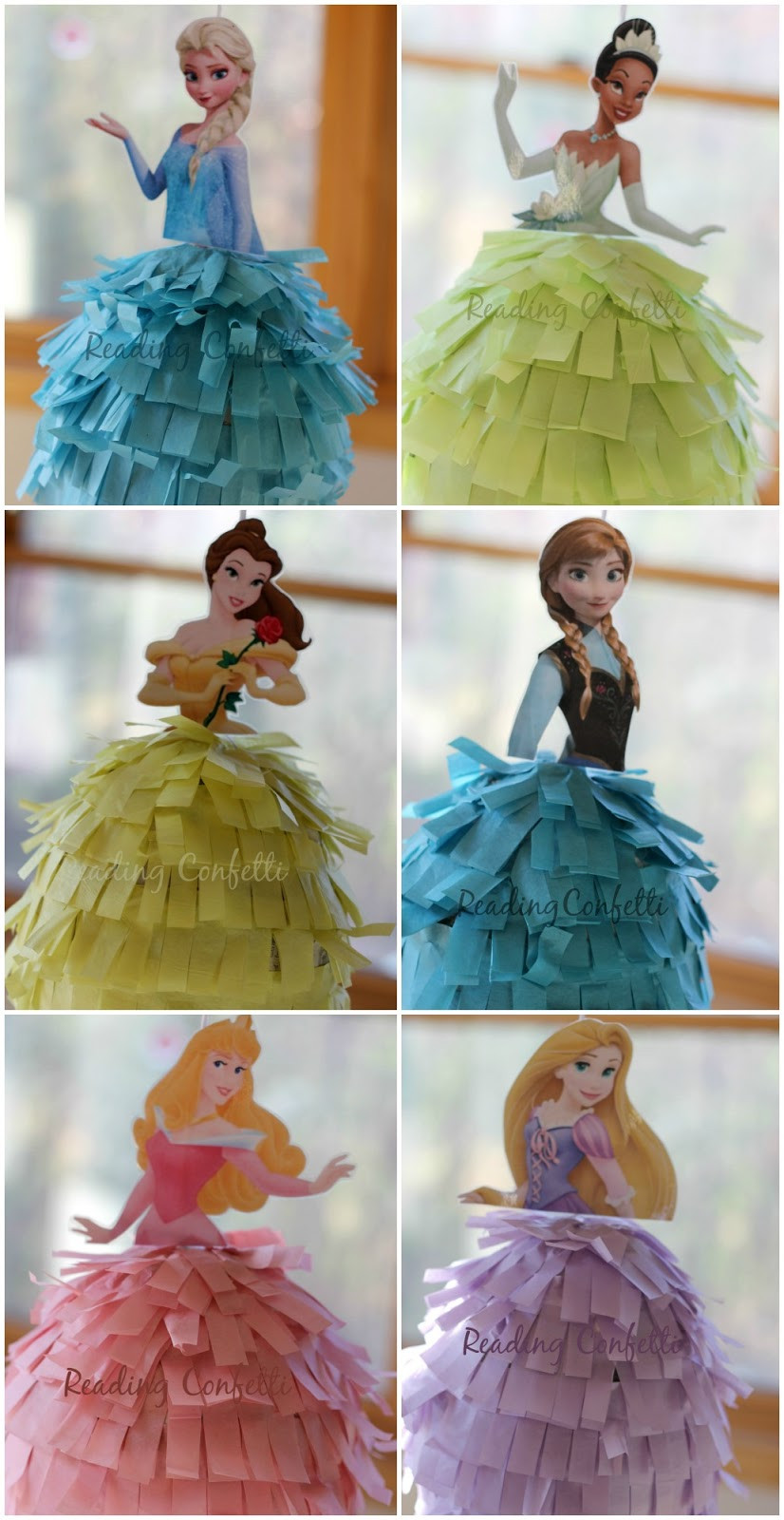 Pinata Diy
 DIY Frozen or Princess Birthday Pinatas Reading Confetti