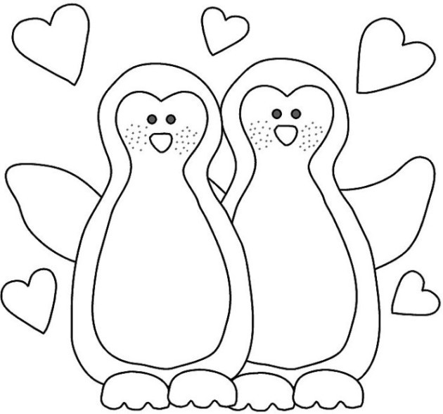 Pinguin Ausmalbilder
 Ausmalbilder zum Drucken Malvorlage Pinguin kostenlos 2