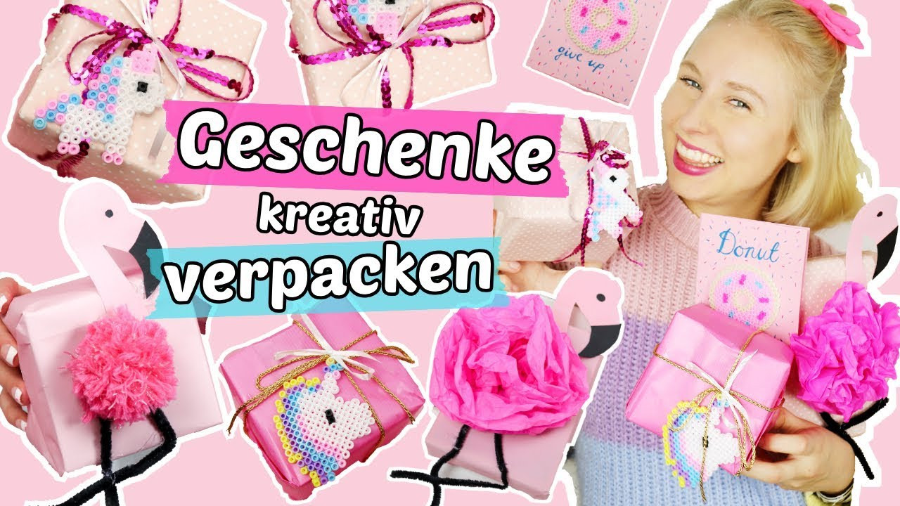 Pinterest Geschenke Verpacken
 GESCHENKE kreativ VERPACKEN 🎁 4 coole Pinterest DIY Ideen