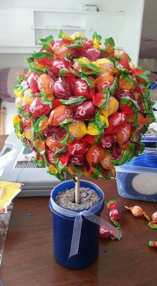 Pinterest Geschenkideen
 Süßigkeitenbaum schöne Geschenkidee
